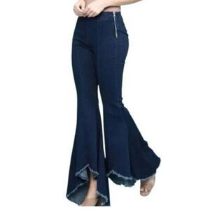 Judy Blue Dark Wash Super Flare Jeans – Size 11/30